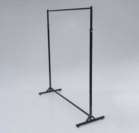 Одинарна телескопічна стійка для одягу 169/210&times;150&times;61 см чорного кольору УСТРЧ150 фото