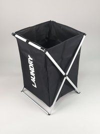 Кошик Laundry чорного кольору для зберігання білизни, одягу, іграшок KLS57 фото