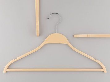 Довжина 40 см. Плічка вішалки пластмасові TP40 бежевого кольору TP40 фото