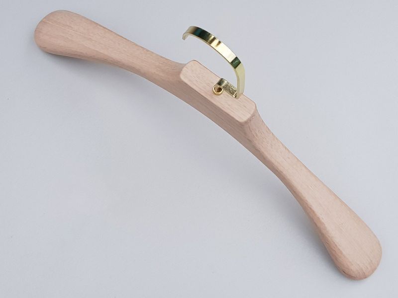 Плічка серія "Perfetto Wood" 38,5 см широкі пластмасові під дерево, Mainetti Group Італія 1490112092 фото