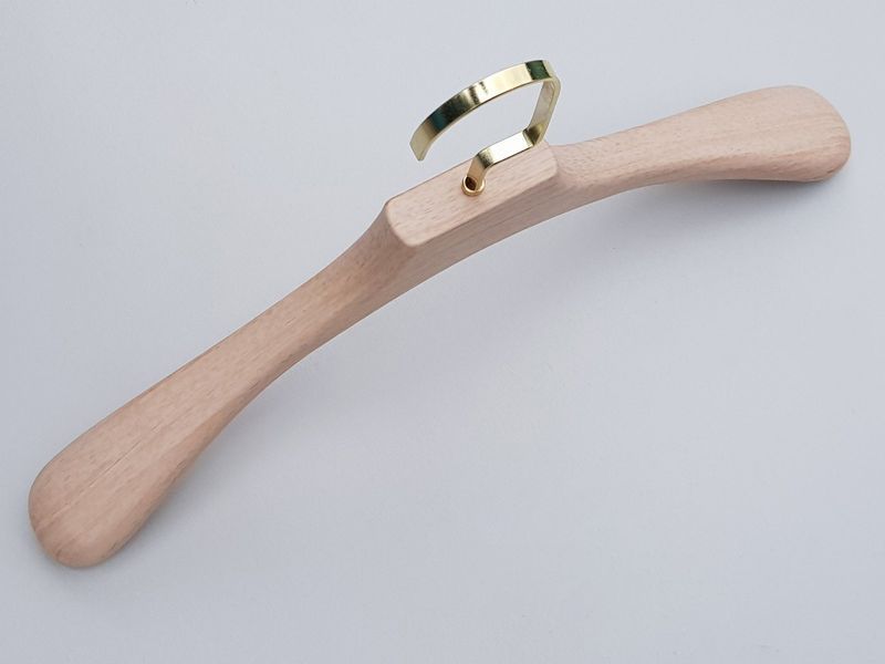 Плічка серія "Perfetto Wood" 38,5 см широкі пластмасові під дерево, Mainetti Group Італія 1490112092 фото