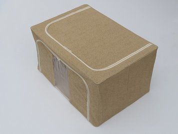 Коробка органайзер для зберігання розмір 60 42 32 см бежевий колір XL60-42-32(561xl) фото