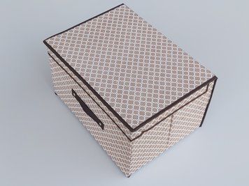 Коробка органайзер для зберігання SV 40 30 25 см коричневого кольору (648)SV40 узор коричневый фото